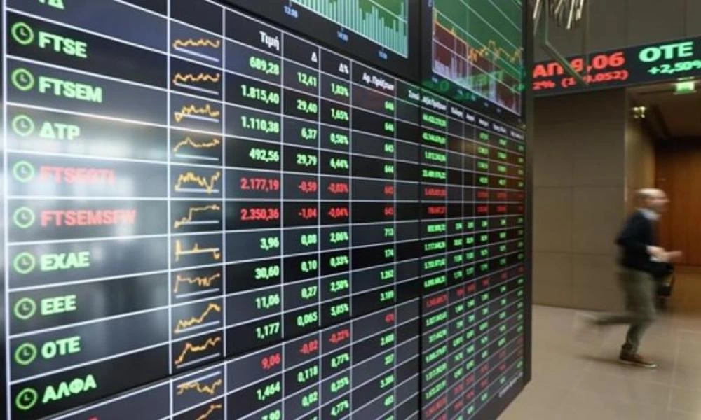 Χρηματιστήριο: Κλείσιμο με οριακή πτώση 0,03%